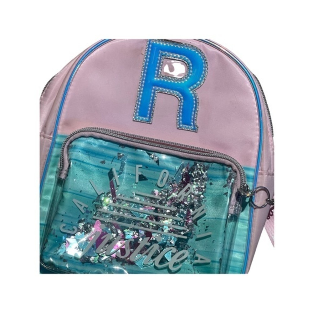 Justice mini backpack R initial - Picture 2 of 3